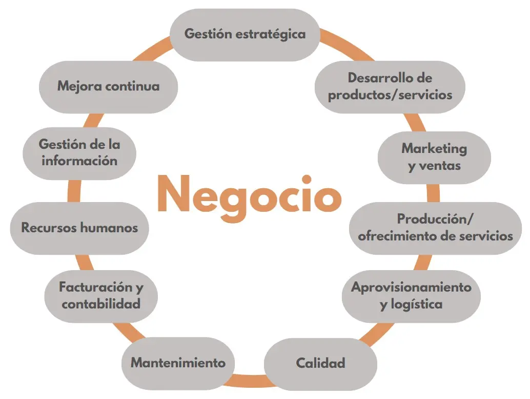 Lean Masters. Plan de Acción. Áreas en las que se aplican las acciones